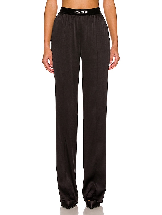 TOM FORD Satin Pant in Black | FWRD