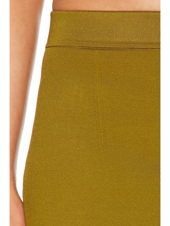 TOM FORD Compact Double Face Pencil Skirt in Olivine Green | FWRD