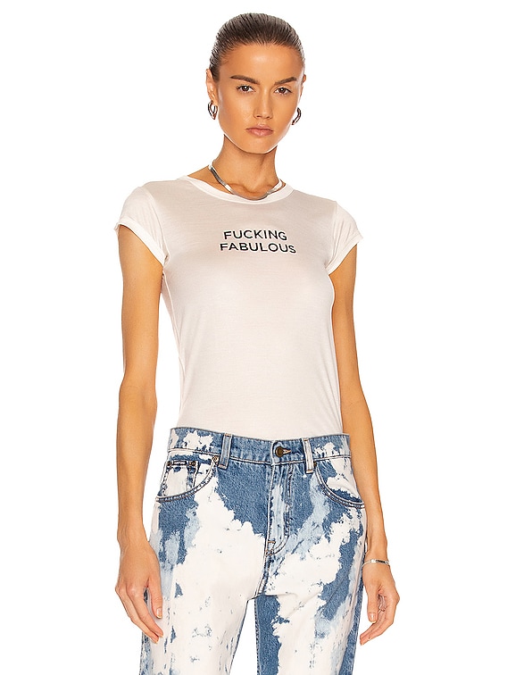 TOM FORD Fucking Fabulous T-Shirt in Chalk | FWRD