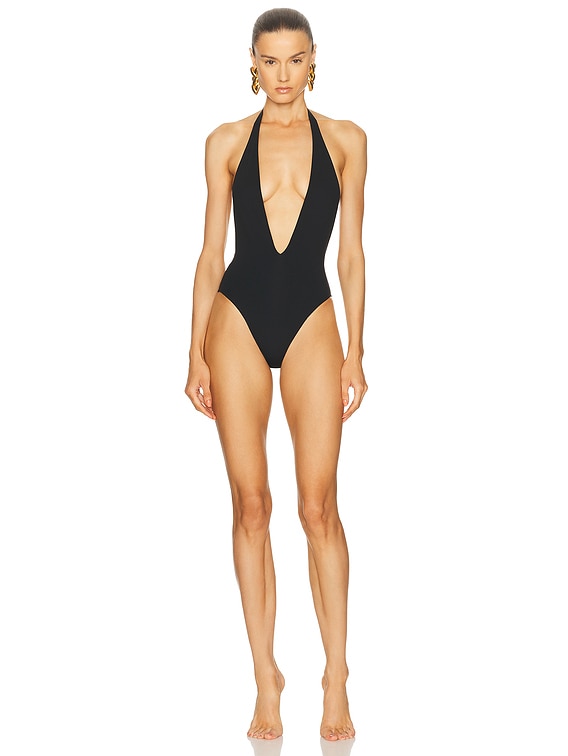 【関税込み】TOM FORD ブラック Lustrous ビキニ TOM FORD Lustrous Swimsuit in Black | FWRD
