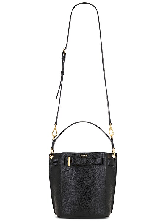 TOM FORD Tara Mini Bucket Bag in Black | FWRD