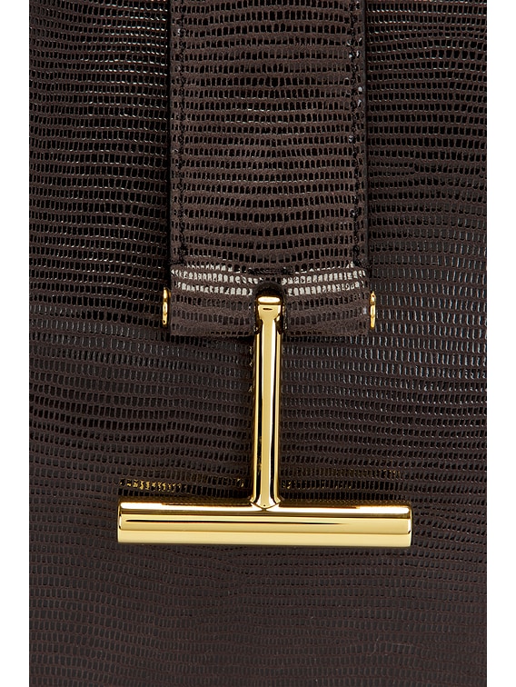 【関税&送料込】Tom Ford Chocolate Leather Handbag TOM FORD Tara Large Crossbody Bag in Chocolate | FWRD