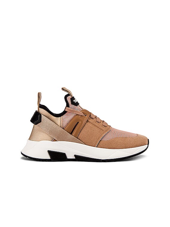 スニーカー TOM FORD Jago Low Top Sneakers Light Beige TOM FORD Jago Low Top Sneaker in Nude | FWRD