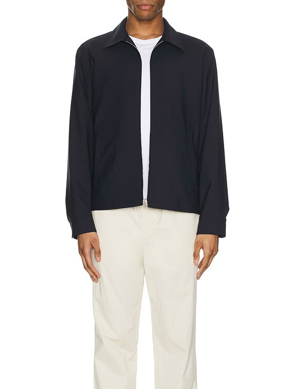 Theory Hazelton Jacket in Navy | FWRD