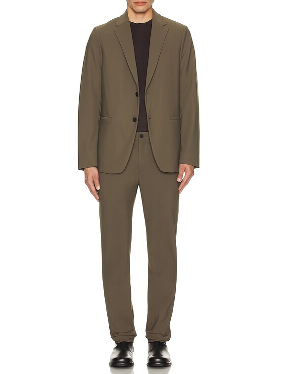 Theory Clinton Blazer in Dark Moss | FWRD