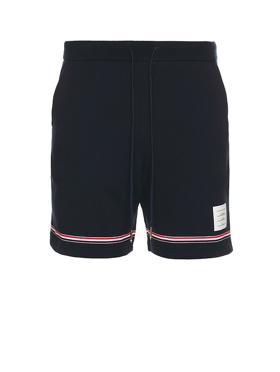 Thom Browne Mid Thigh Shorts in Navy | FWRD
