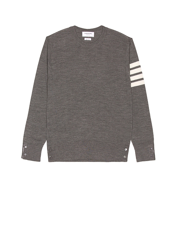 Thom Browne Sustainable Merino Classic Crew Sweater in
