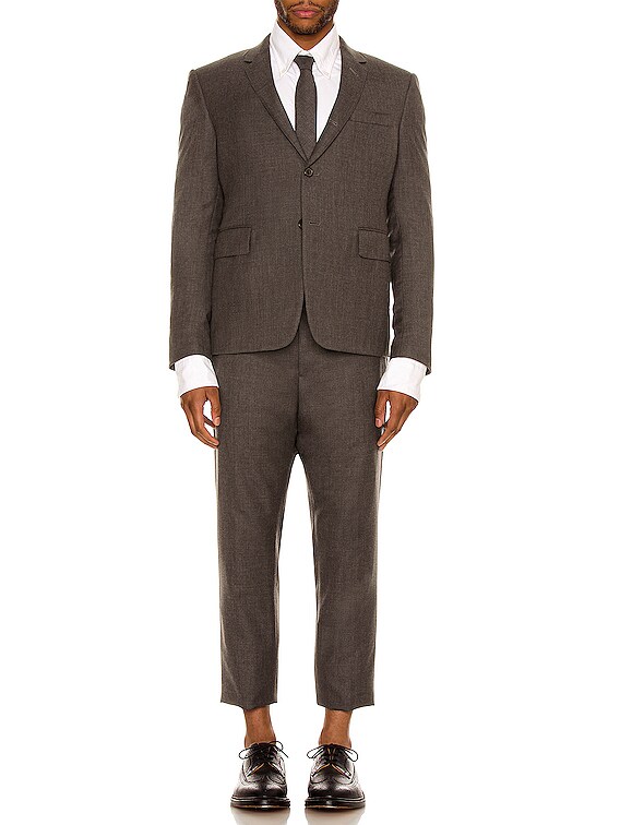 Thom Browne High Armhole Suit in Dark Grey | FWRD