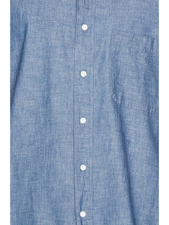 Thom Browne Kids long-sleeve cotton shirt jacket - Blue