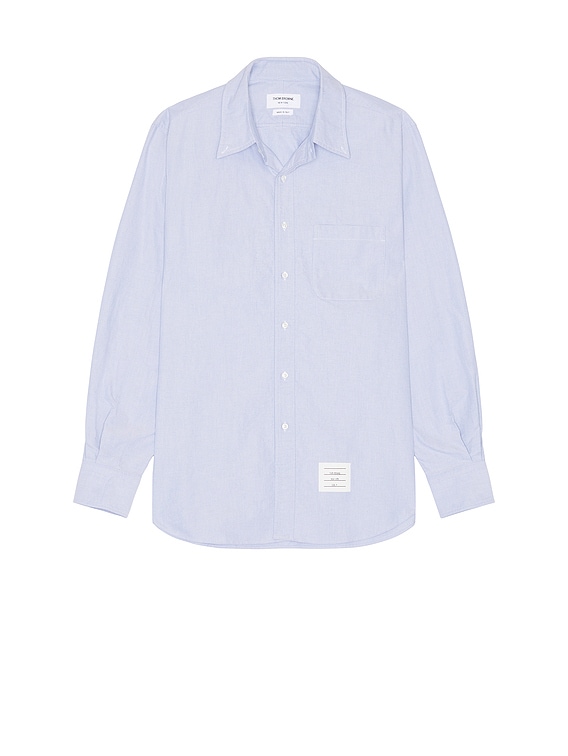 Tシャツ・カットソー THOM BROWNE FW23 STRAIGHT FIT SHIRT (MWL301O_07720035) 0400022126756_MEDIUMGREY?wid=