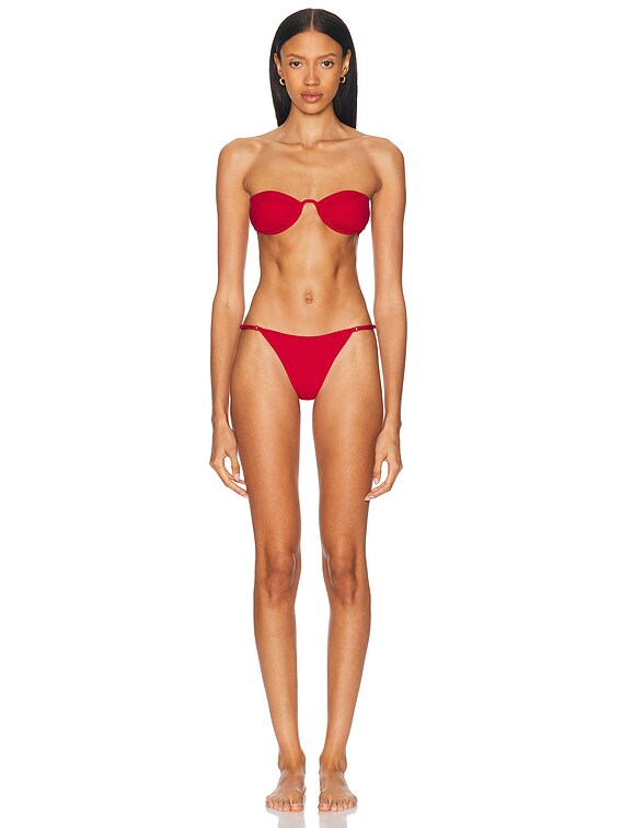 Tropic of C Mariel Bikini Top in Hibiscus | FWRD
