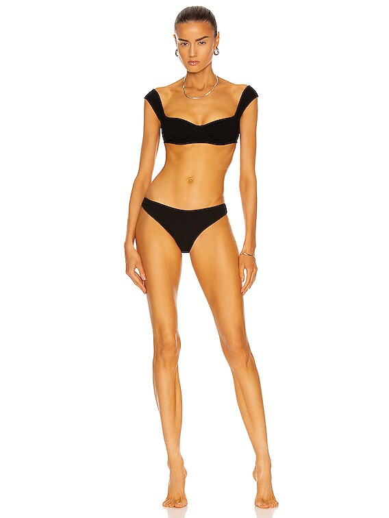 Tropic of C South Pacific Bikini Top in Black | FWRD