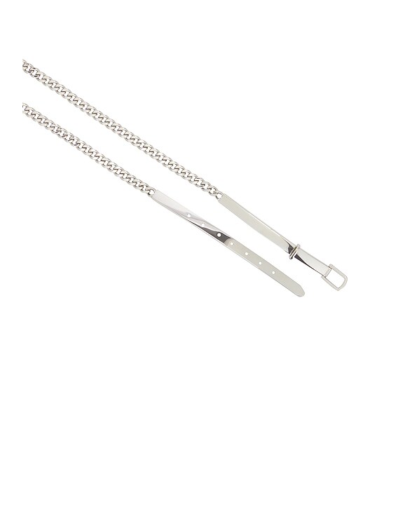 Toteme Chain Belt in Silver | FWRD