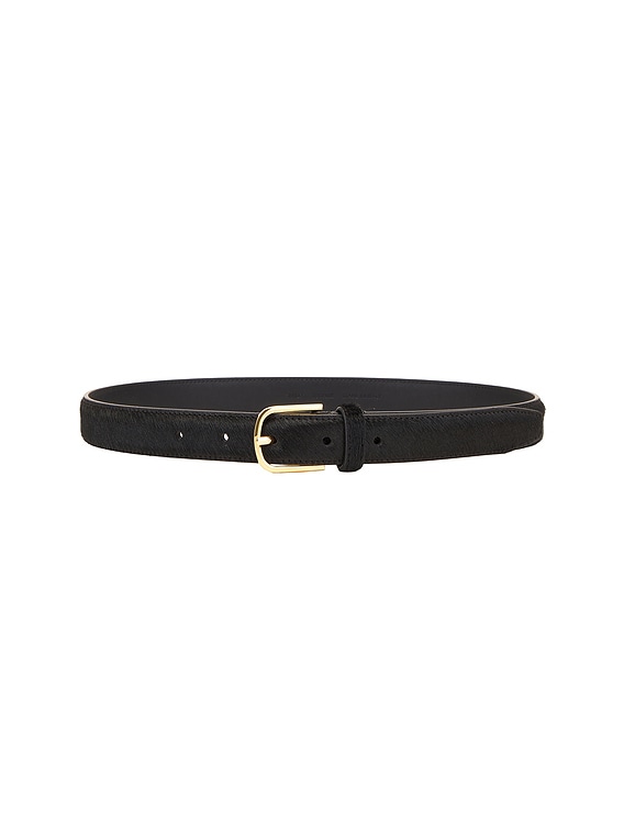 Toteme Pony Hair Belt in Black | FWRD Toteme Pony Hair Belt in Black | FWRD