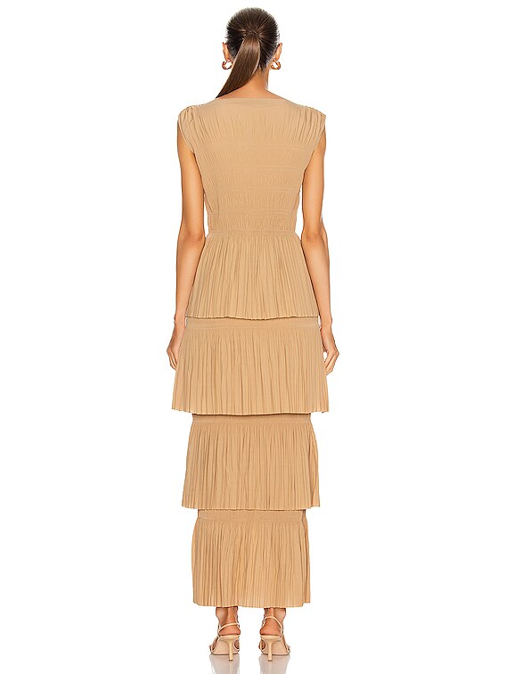 Toteme Aramon Dress in Camel | FWRD 
