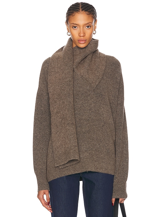 TOTEME - TOTEME トーテム 20AW Tomar Sweater ハーフジップ オーバーニットセーター  カーキ S TOTEME - TOTEME トーテム 20AW Tomar Sweater ハーフジップ