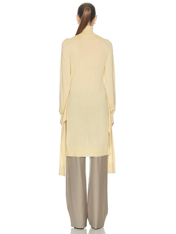 Toteme Double-Sleeve Turtleneck Sweater in Champagne | FWRD