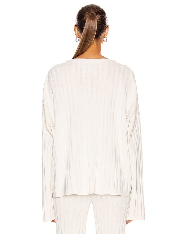toteme vinci rib cardigan