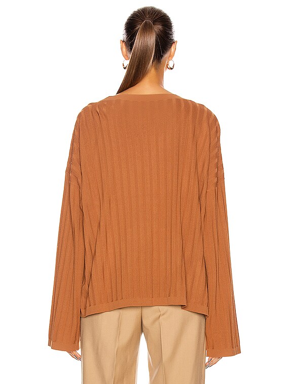 toteme vinci rib cardigan