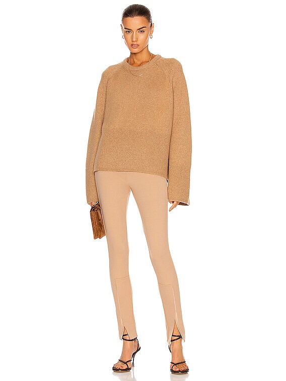 Toteme Merino Knit Sweater in Camel | FWRD