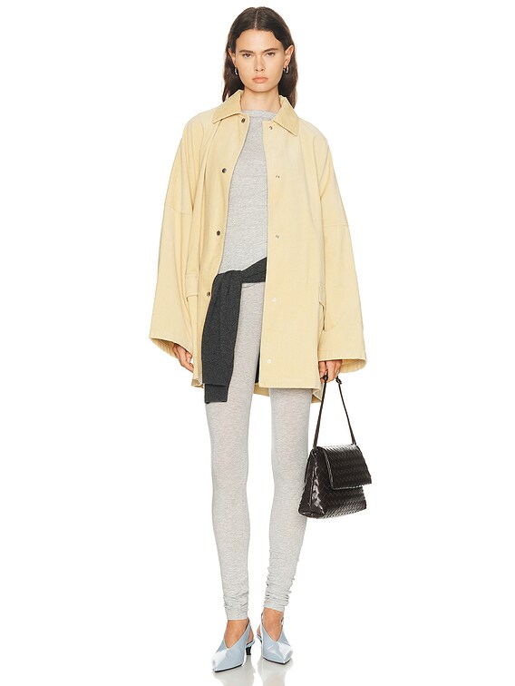Toteme Cord Overshirt Jacket in Beige | FWRD