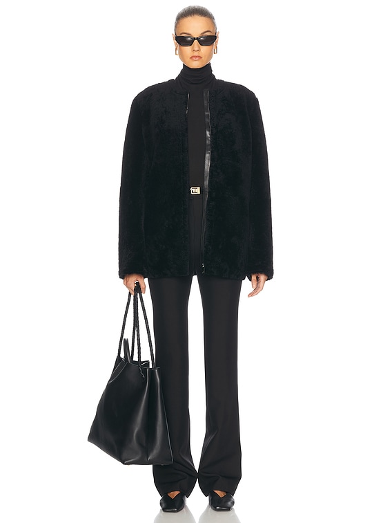 Zipped Teddy Shearling Jacket