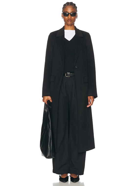 コート TOTEME - Classic double coat black Classic doublé coat black – TOTEME