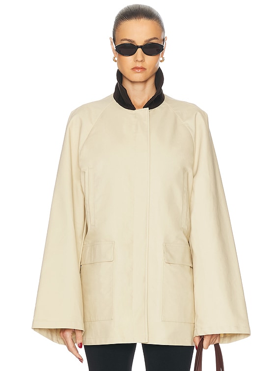 【送料&関税込】TotAme Summer Country Jacket TOTEME | Summer Country Jacket in Beige Peanut | The UNDONE