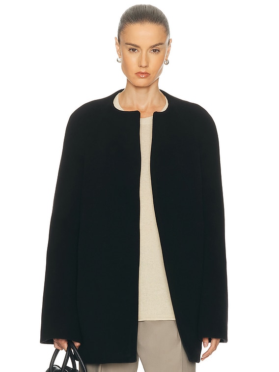 Toteme Bell-Sleeve Jacket in Black | FWRD