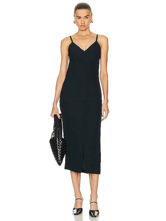 TOTEME】 Front-Split Satin Midi スカート（34）