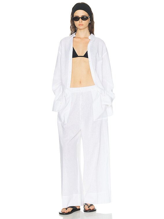 TOTEME ブラウス Totême Slouch Shirtdress Snow – Neighbour