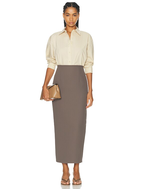 Toteme Classic Tumbled Top in Peanut | FWRD