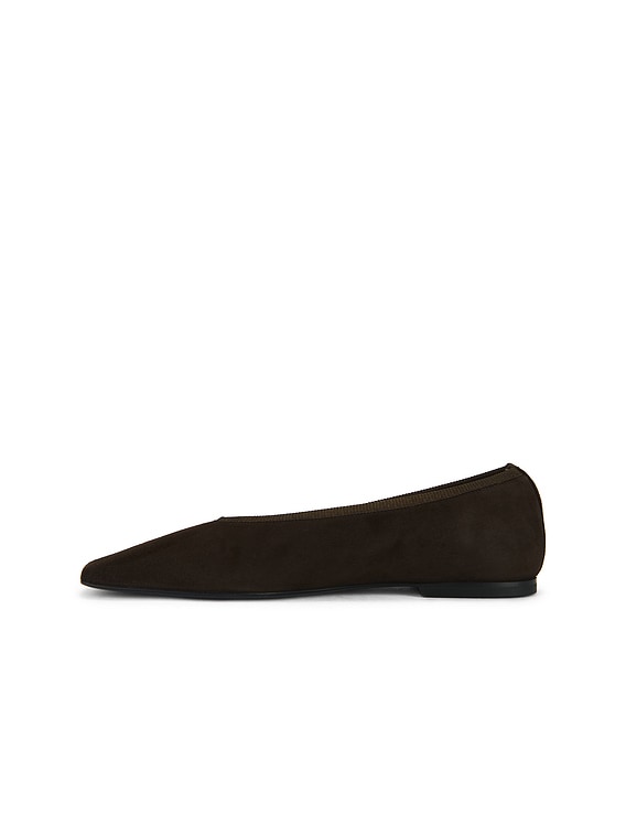 Minimalist Suede Ballerina Flat
