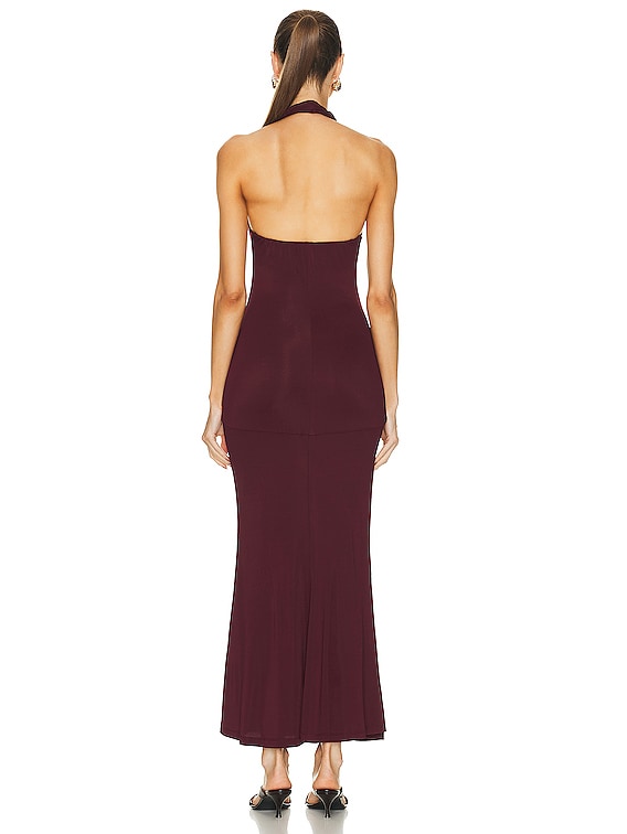 TOVE Eleanor Dress in Burgundy | FWRD