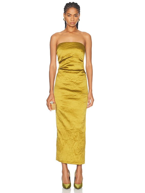 TOVE Kezia Dress in Gold | FWRD
