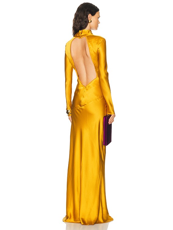 tove gold dress Gio in Mustard lsu tiger