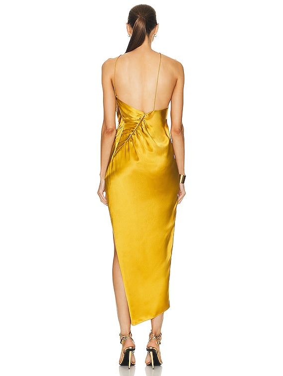 The Sei Leaf Dress in Dijon | FWRD