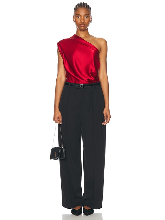 新着 The Sei FWRD | Cherry in Top Lapel Asymmetrical トップス