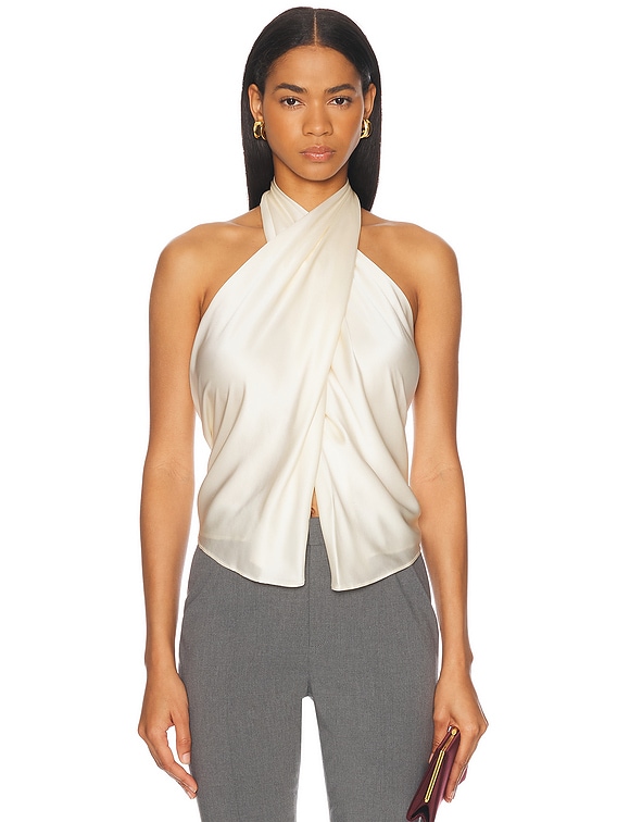NWT Zara Pink Linen Blend Crop Top Tank Top Size Xs 8041 709