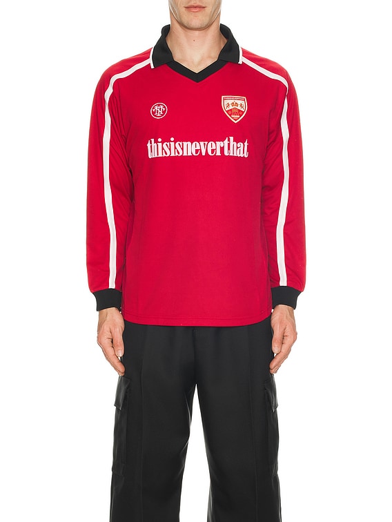 thisisneverthat Soccer Jersey in Red | FWRD