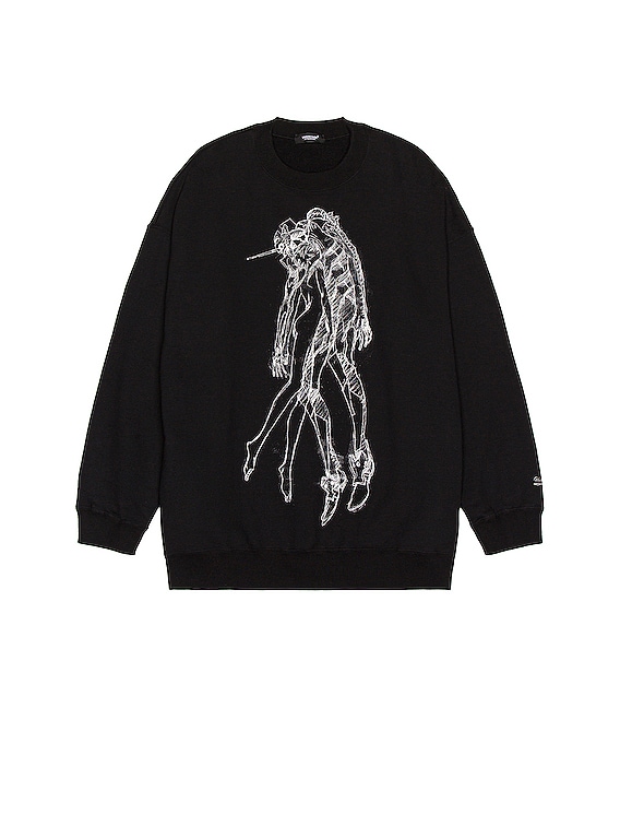 Undercover Evangelion Sweatshirt in Black | FWRD