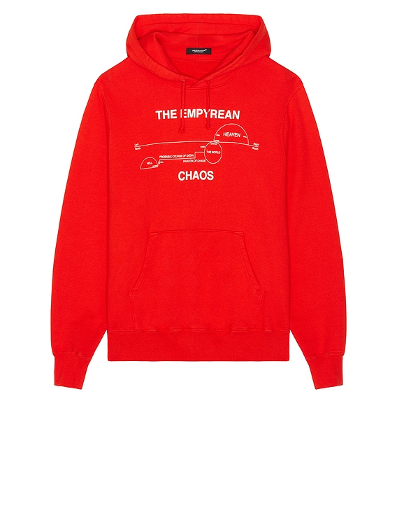 Undercover The Empyrean Chaos Pullover Hoodie in Red | FWRD