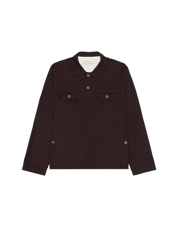 Undercover Overshirt in Dark Brown | FWRD