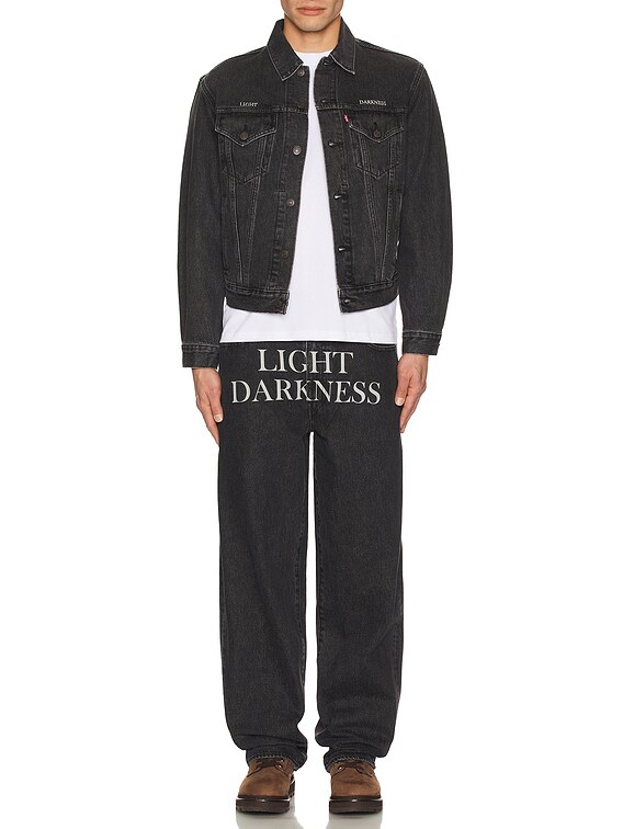 Undercover x Levi's Type 3 Trucker in Black | FWRD Undercover x Levi's Type 3 Trucker in Black | FWRD