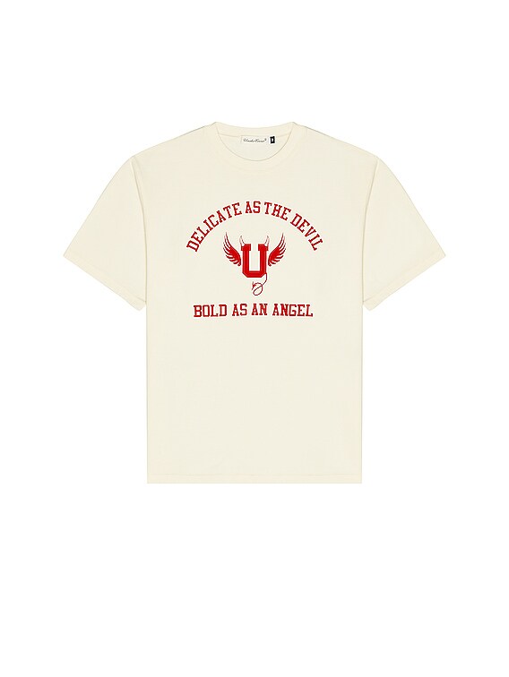 Undercover Delicate As The Devil Bold As An Angel Tee in Ivory | FWRD