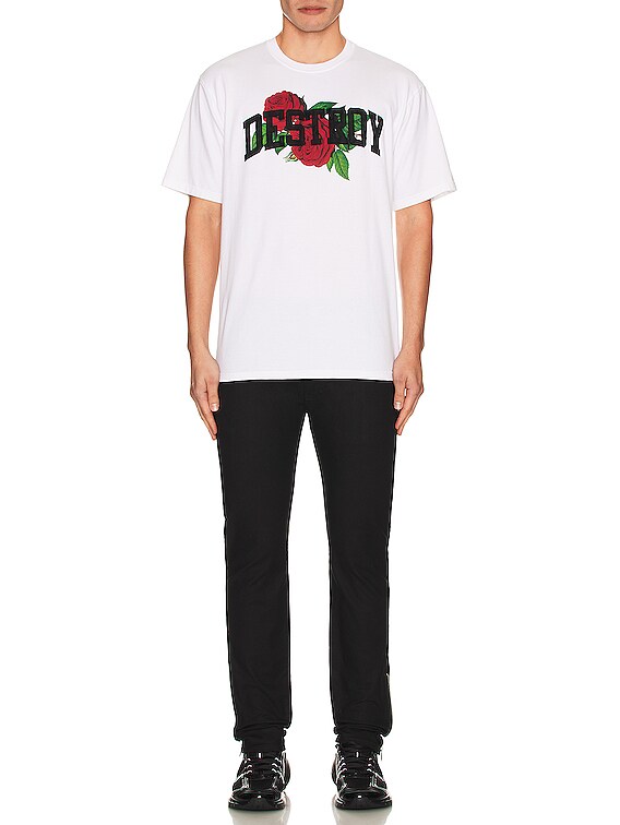 Undercover Destroy Tee in White | FWRD