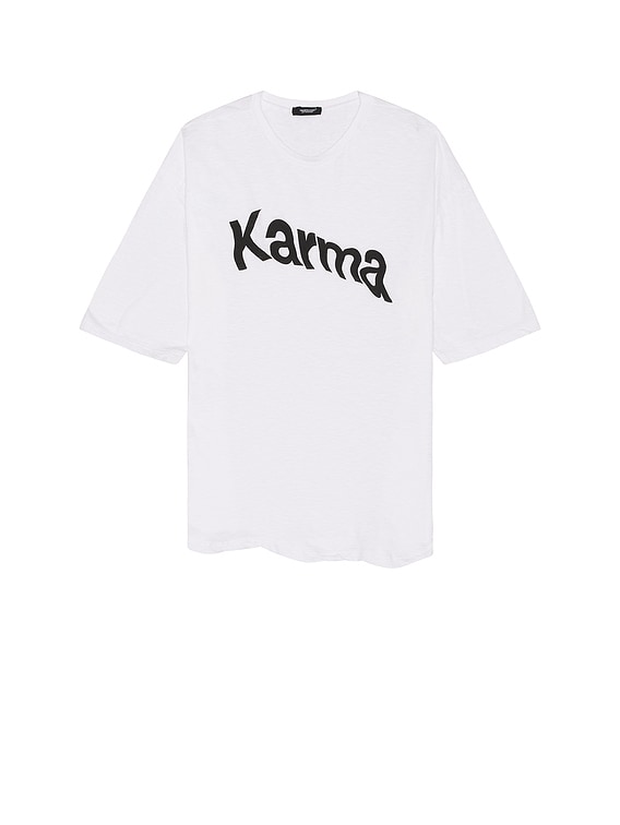 Undercover Karma Graphic Tee in White | FWRD