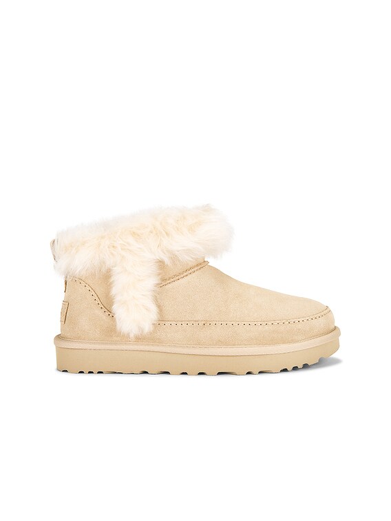 UGG Classic Ultra Mini Chalet Boot in Sandcastle | FWRD