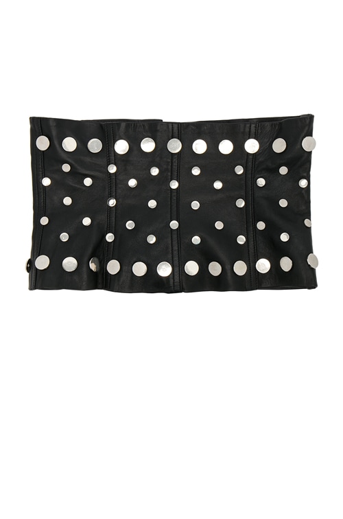 Understated Leather Ultimate for FWRD Studded Suede Lace-Up Corset Belt Understated Leather Ultimate | Accessories | Understated  main image 3