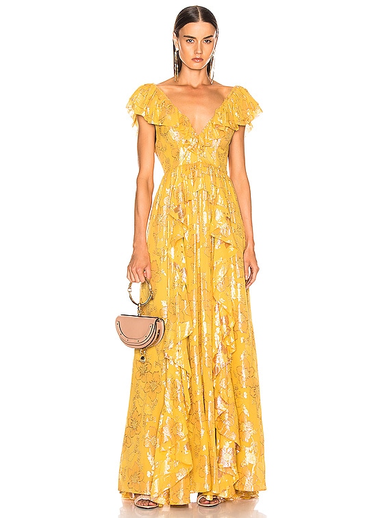 ulla johnson yellow dress